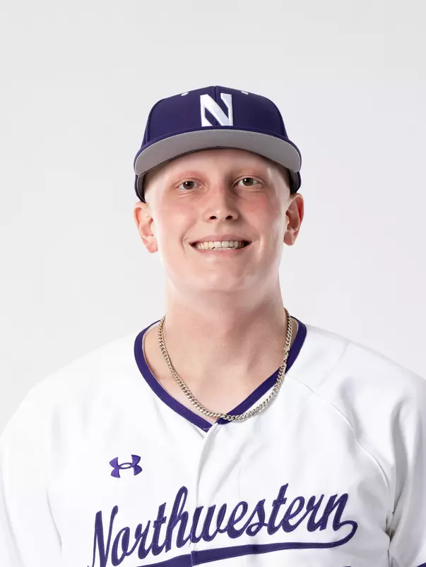 January 7, 2025, Evanston, IL: Members of the Northwestern Baseball team pose for photos as part of Internal Media Days at Walter Athletics Center in Evanston, IL on Tuesday, January 7, 2025. (Photo by Ryan Kuttler/Northwestern Athletics)