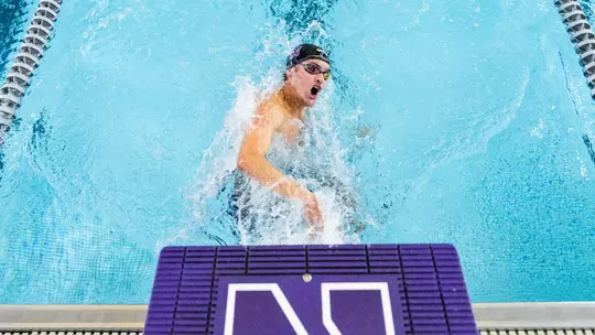 NU Sets Pair of Pool Records, Sweeps Southern Illinois and Miami (Ohio) to Open Season Image