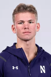 October 15, 2025, Evanston, IL: Members of the Northwestern Wrestling team pose for photos as part of Internal Media Days at Welsh-Ryan Arena in Evanston, IL on Wednesday, October 15, 2025. (Photo by Ryan Kuttler/Northwestern Athletics)