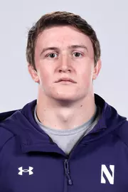 October 15, 2025, Evanston, IL: Members of the Northwestern Wrestling team pose for photos as part of Internal Media Days at Welsh-Ryan Arena in Evanston, IL on Wednesday, October 15, 2025. (Photo by Ryan Kuttler/Northwestern Athletics)