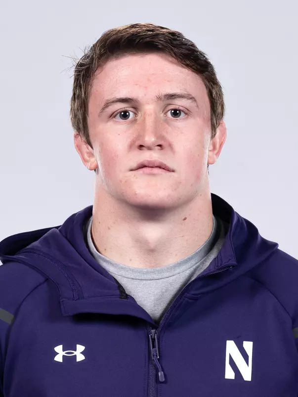 October 15, 2025, Evanston, IL: Members of the Northwestern Wrestling team pose for photos as part of Internal Media Days at Welsh-Ryan Arena in Evanston, IL on Wednesday, October 15, 2025. (Photo by Ryan Kuttler/Northwestern Athletics)