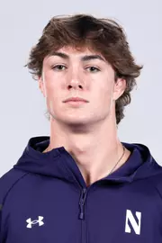 October 15, 2025, Evanston, IL: Members of the Northwestern Wrestling team pose for photos as part of Internal Media Days at Welsh-Ryan Arena in Evanston, IL on Wednesday, October 15, 2025. (Photo by Ryan Kuttler/Northwestern Athletics)