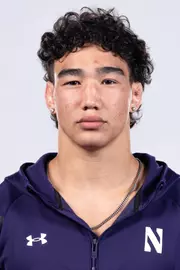 October 15, 2025, Evanston, IL: Members of the Northwestern Wrestling team pose for photos as part of Internal Media Days at Welsh-Ryan Arena in Evanston, IL on Wednesday, October 15, 2025. (Photo by Ryan Kuttler/Northwestern Athletics)