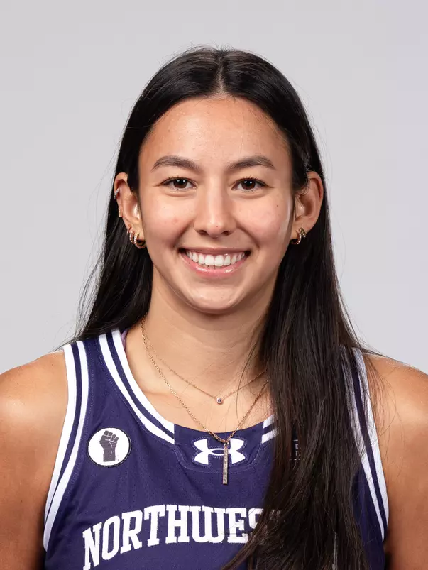 October 23, 2025, Evanston, IL: Members of the Northwestern Women’s Basketball team pose for photos as part of Internal Media Days at Welsh-Ryan Arena in Evanston, IL on Thursday, October 23, 2025. (Photo by Mary Grace Grabill/Northwestern Athletics)
