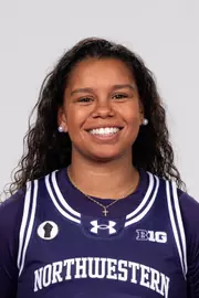 October 23, 2025, Evanston, IL: Members of the Northwestern Women’s Basketball team pose for photos as part of Internal Media Days at Welsh-Ryan Arena in Evanston, IL on Thursday, October 23, 2025. (Photo by Mary Grace Grabill/Northwestern Athletics)