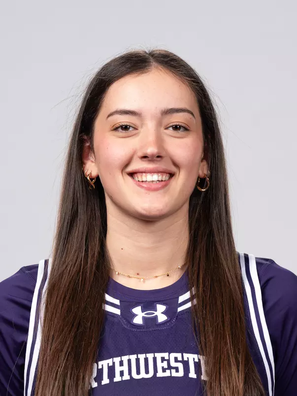 October 23, 2025, Evanston, IL: Members of the Northwestern Women’s Basketball team pose for photos as part of Internal Media Days at Welsh-Ryan Arena in Evanston, IL on Thursday, October 23, 2025. (Photo by Mary Grace Grabill/Northwestern Athletics)