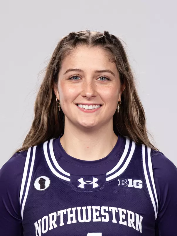 October 23, 2025, Evanston, IL: Members of the Northwestern Women’s Basketball team pose for photos as part of Internal Media Days at Welsh-Ryan Arena in Evanston, IL on Thursday, October 23, 2025. (Photo by Mary Grace Grabill/Northwestern Athletics)