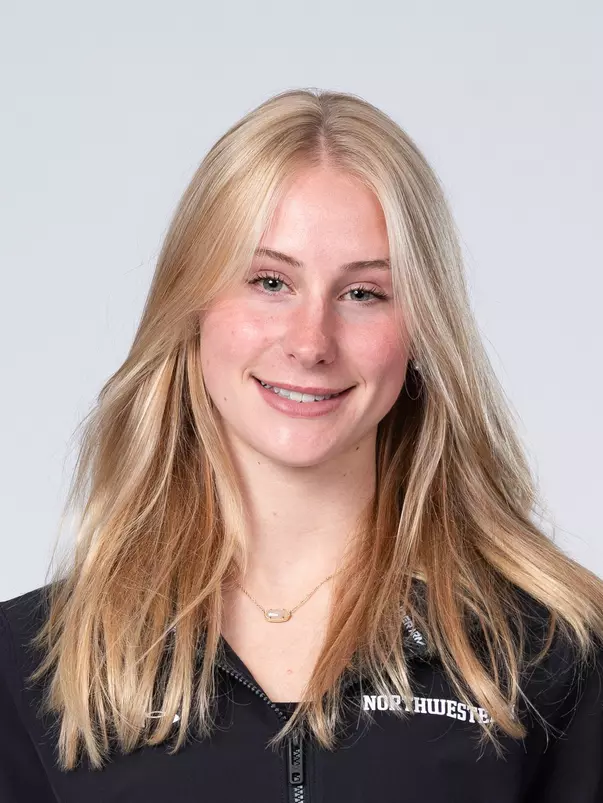 September 10, 2025, Evanston, IL: Members of the Northwestern Swimming and Diving team pose for photos as part of Internal Media Days at Patten Gymnasium in Evanston, IL on Wednesday, September 10, 2025. (Photo by Charlotte Gottfried/Northwestern Athletics)