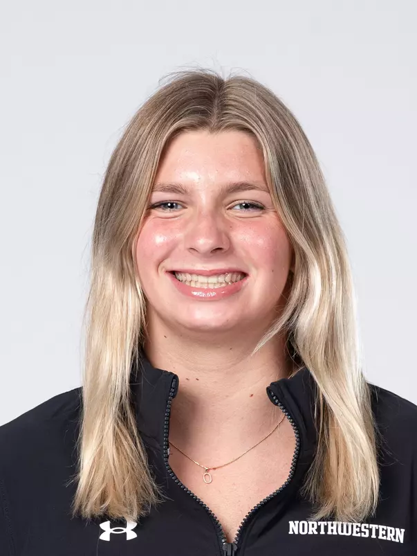 September 10, 2025, Evanston, IL: Members of the Northwestern Swimming and Diving team pose for photos as part of Internal Media Days at Patten Gymnasium in Evanston, IL on Wednesday, September 10, 2025. (Photo by Charlotte Gottfried/Northwestern Athletics)