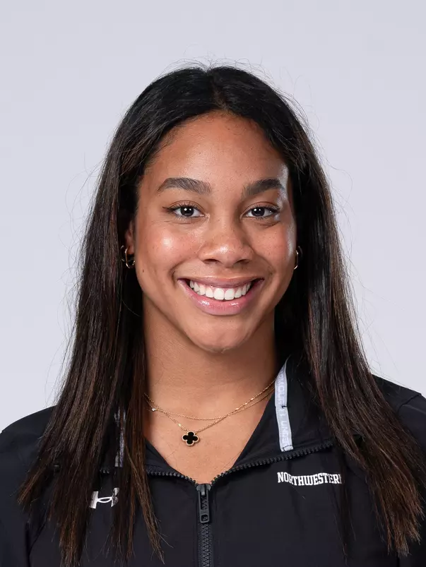 September 10, 2025, Evanston, IL: Members of the Northwestern Swimming and Diving team pose for photos as part of Internal Media Days at Patten Gymnasium in Evanston, IL on Wednesday, September 10, 2025. (Photo by Charlotte Gottfried/Northwestern Athletics)