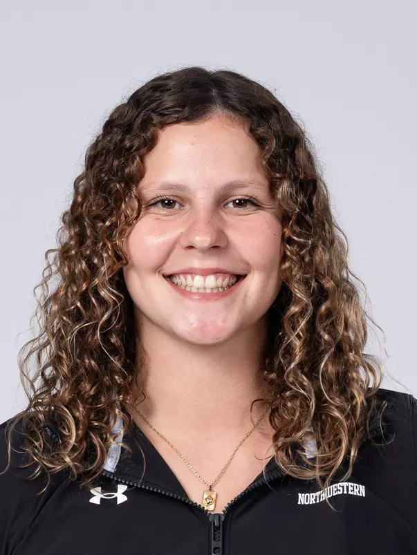 September 10, 2025, Evanston, IL: Members of the Northwestern Swimming and Diving team pose for photos as part of Internal Media Days at Patten Gymnasium in Evanston, IL on Wednesday, September 10, 2025. (Photo by Charlotte Gottfried/Northwestern Athletics)
