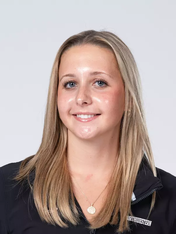 September 10, 2025, Evanston, IL: Members of the Northwestern Swimming and Diving team pose for photos as part of Internal Media Days at Patten Gymnasium in Evanston, IL on Wednesday, September 10, 2025. (Photo by Charlotte Gottfried/Northwestern Athletics)