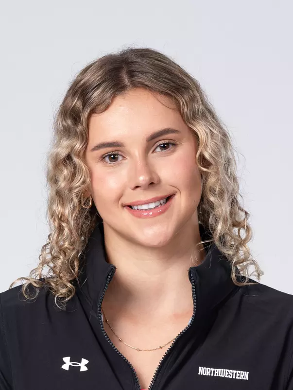 September 10, 2025, Evanston, IL: Members of the Northwestern Swimming and Diving team pose for photos as part of Internal Media Days at Patten Gymnasium in Evanston, IL on Wednesday, September 10, 2025. (Photo by Charlotte Gottfried/Northwestern Athletics)