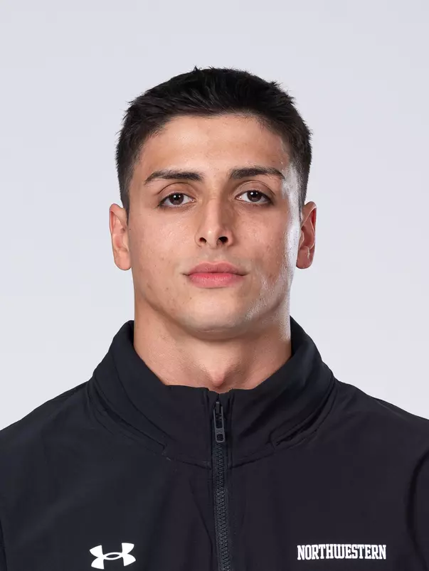 September 10, 2025, Evanston, IL: Members of the Northwestern Swimming and Diving team pose for photos as part of Internal Media Days at Patten Gymnasium in Evanston, IL on Wednesday, September 10, 2025. (Photo by Charlotte Gottfried/Northwestern Athletics)