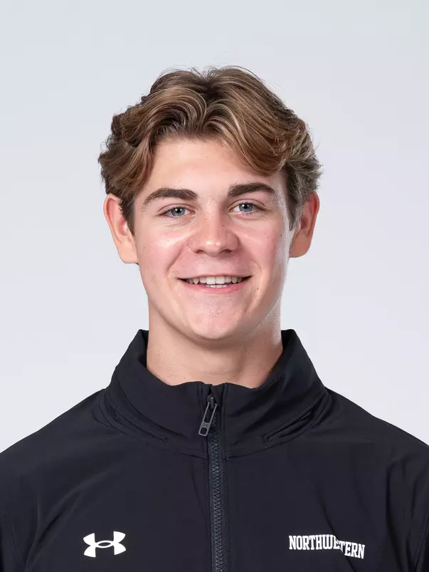 September 10, 2025, Evanston, IL: Members of the Northwestern Swimming and Diving team pose for photos as part of Internal Media Days at Patten Gymnasium in Evanston, IL on Wednesday, September 10, 2025. (Photo by Charlotte Gottfried/Northwestern Athletics)