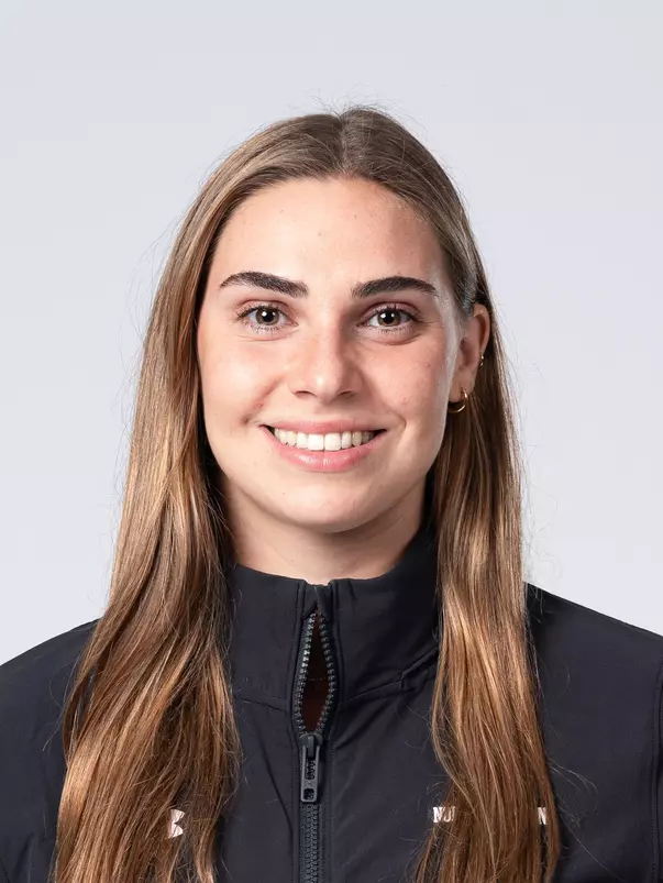 September 10, 2025, Evanston, IL: Members of the Northwestern Swimming and Diving team pose for photos as part of Internal Media Days at Patten Gymnasium in Evanston, IL on Wednesday, September 10, 2025. (Photo by Charlotte Gottfried/Northwestern Athletics)