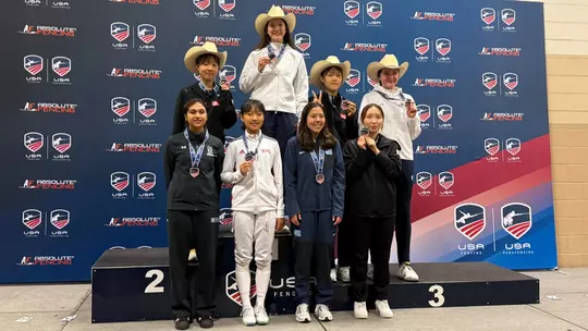 Women's Sabre Podium November NAC