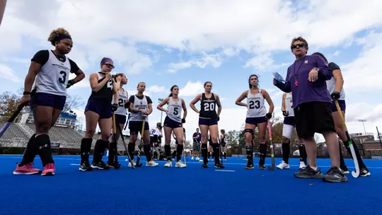 NUFHCats at NCAA F Practice