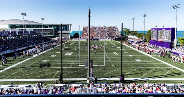 August 31, 2024, Evanston, IL: A game between Northwestern Football and Miami Ohio at Northwestern Medicine Field at Martin Stadium in Evanston, IL on Saturday, August 31, 2024. (Photo by Ryan Kuttler/Northwestern Athletics)