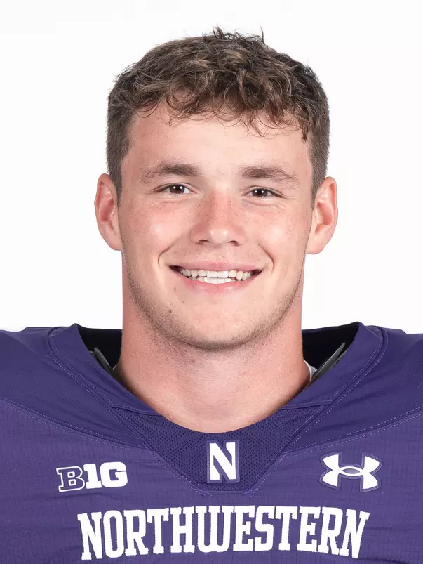 July 21, 2025, Evanston, IL: Members of the Northwestern Football team pose for photos as part of Internal Media Days at Walter Athletics Center in Evanston, IL on Monday, July 21, 2025. (Photo by Ryan Kuttler/Northwestern Athletics)