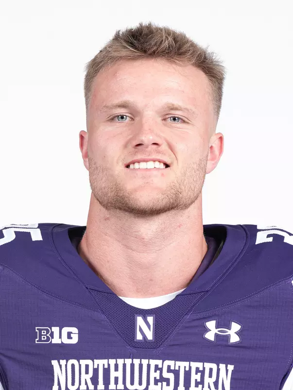 July 21, 2025, Evanston, IL: Members of the Northwestern Football team pose for photos as part of Internal Media Days at Walter Athletics Center in Evanston, IL on Monday, July 21, 2025. (Photo by Ryan Kuttler/Northwestern Athletics)