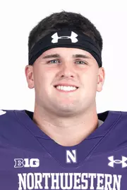 July 18, 2025, Evanston, IL: Members of the Northwestern Football team pose for photos as part of Internal Media Days at Walter Athletics Center in Evanston, IL on Friday, July 18, 2025. (Photo by Ryan Kuttler/Northwestern Athletics)