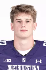 July 21, 2025, Evanston, IL: Members of the Northwestern Football team pose for photos as part of Internal Media Days at Walter Athletics Center in Evanston, IL on Monday, July 21, 2025. (Photo by Ryan Kuttler/Northwestern Athletics)