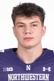 July 21, 2025, Evanston, IL: Members of the Northwestern Football team pose for photos as part of Internal Media Days at Walter Athletics Center in Evanston, IL on Monday, July 21, 2025. (Photo by Ryan Kuttler/Northwestern Athletics)
