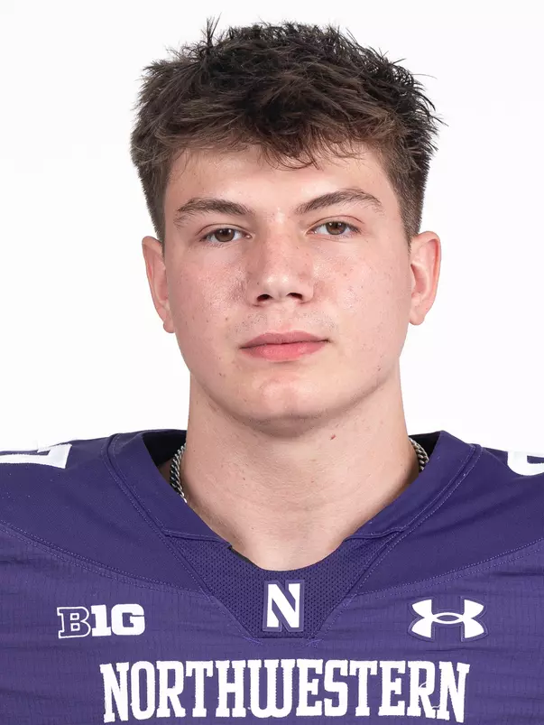 July 21, 2025, Evanston, IL: Members of the Northwestern Football team pose for photos as part of Internal Media Days at Walter Athletics Center in Evanston, IL on Monday, July 21, 2025. (Photo by Ryan Kuttler/Northwestern Athletics)