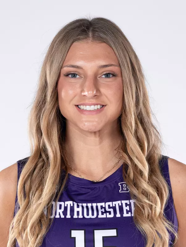 August 8, 2025, Evanston, IL: Members of the Northwestern Volleyball team pose for photos as part of Internal Media Days at Trienens Performance Center in Evanston, IL on Friday, August 8, 2025. (Photo by Mary Grace Grabill/Northwestern Athletics)