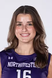 August 8, 2025, Evanston, IL: Members of the Northwestern Volleyball team pose for photos as part of Internal Media Days at Trienens Performance Center in Evanston, IL on Friday, August 8, 2025. (Photo by Mary Grace Grabill/Northwestern Athletics)