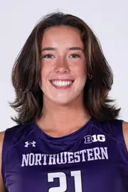 August 8, 2025, Evanston, IL: Members of the Northwestern Volleyball team pose for photos as part of Internal Media Days at Trienens Performance Center in Evanston, IL on Friday, August 8, 2025. (Photo by Mary Grace Grabill/Northwestern Athletics)