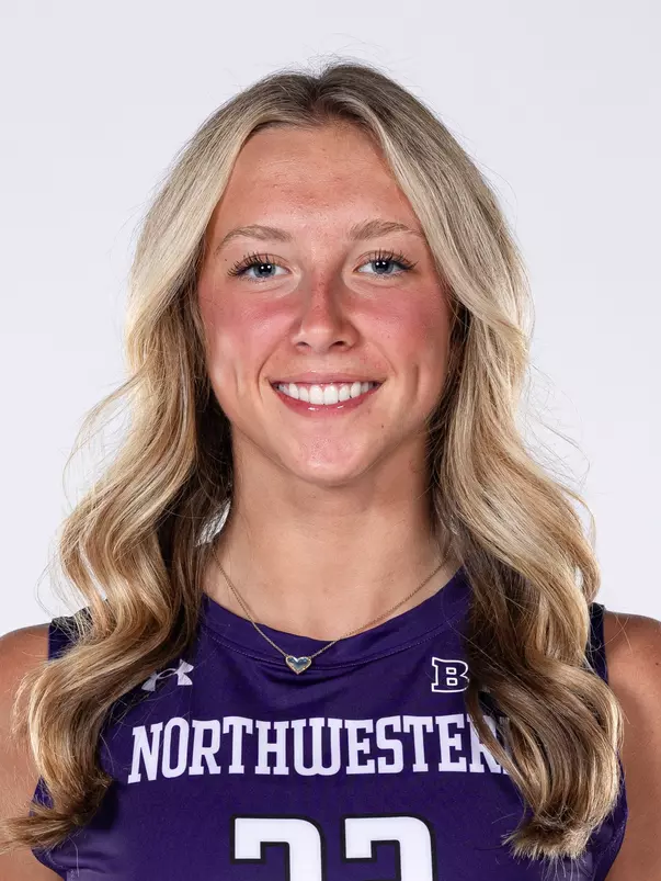 August 8, 2025, Evanston, IL: Members of the Northwestern Volleyball team pose for photos as part of Internal Media Days at Trienens Performance Center in Evanston, IL on Friday, August 8, 2025. (Photo by Mary Grace Grabill/Northwestern Athletics)