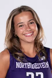August 8, 2025, Evanston, IL: Members of the Northwestern Volleyball team pose for photos as part of Internal Media Days at Trienens Performance Center in Evanston, IL on Friday, August 8, 2025. (Photo by Mary Grace Grabill/Northwestern Athletics)