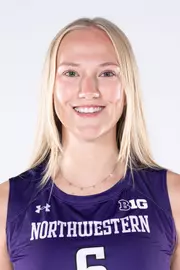August 8, 2025, Evanston, IL: Members of the Northwestern Volleyball team pose for photos as part of Internal Media Days at Trienens Performance Center in Evanston, IL on Friday, August 8, 2025. (Photo by Mary Grace Grabill/Northwestern Athletics)