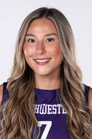 August 8, 2025, Evanston, IL: Members of the Northwestern Volleyball team pose for photos as part of Internal Media Days at Trienens Performance Center in Evanston, IL on Friday, August 8, 2025. (Photo by Mary Grace Grabill/Northwestern Athletics)