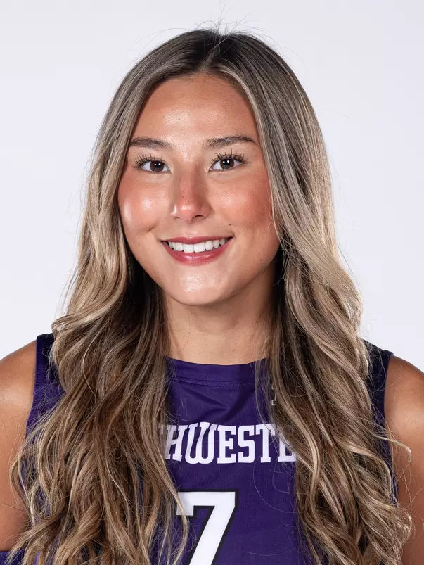 August 8, 2025, Evanston, IL: Members of the Northwestern Volleyball team pose for photos as part of Internal Media Days at Trienens Performance Center in Evanston, IL on Friday, August 8, 2025. (Photo by Mary Grace Grabill/Northwestern Athletics)