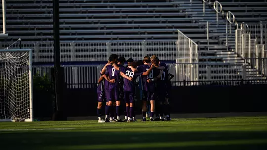 Men's Soccer Huddle