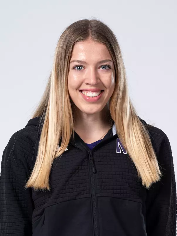 September 9, 2025, Evanston, IL: Members of the Northwestern Cross Country team pose for photos as part of Internal Media Days at Patten Gymnasium in Evanston, IL on Tuesday, September 9, 2025. (Photo by Ryan Kuttler/Northwestern Athletics)