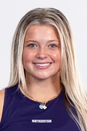 September 15, 2025, Evanston, IL: Members of the Northwestern Women’s Tennis team pose for photos as part of Internal Media Days at Patten Gymnasium in Evanston, IL on Monday, September 15, 2025. (Photo by Ryan Kuttler/Northwestern Athletics)