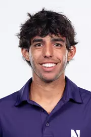 September 15, 2025, Evanston, IL: Members of the Northwestern Men’s Tennis team pose for photos as part of Internal Media Days at Patten Gymnasium in Evanston, IL on Monday, September 15, 2025. (Photo by Ryan Kuttler/Northwestern Athletics)