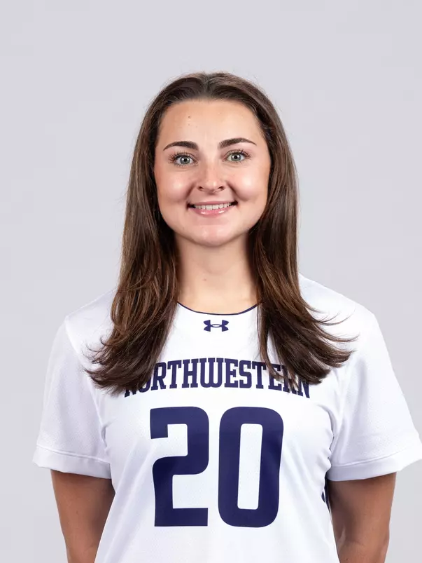 January 9, 2026, Evanston, IL: Members of the Northwestern Lacrosse team pose for photos as part of Internal Media Days at Walter Athletics Center in Evanston, IL on Friday, January 9, 2026. (Photo by Ryan Kuttler/Northwestern Athletics)