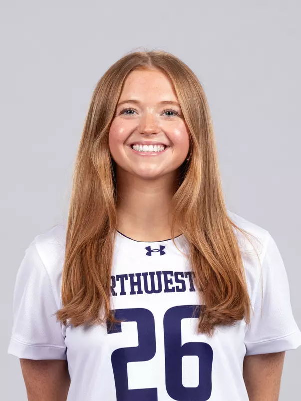 January 9, 2026, Evanston, IL: Members of the Northwestern Lacrosse team pose for photos as part of Internal Media Days at Walter Athletics Center in Evanston, IL on Friday, January 9, 2026. (Photo by Ryan Kuttler/Northwestern Athletics)