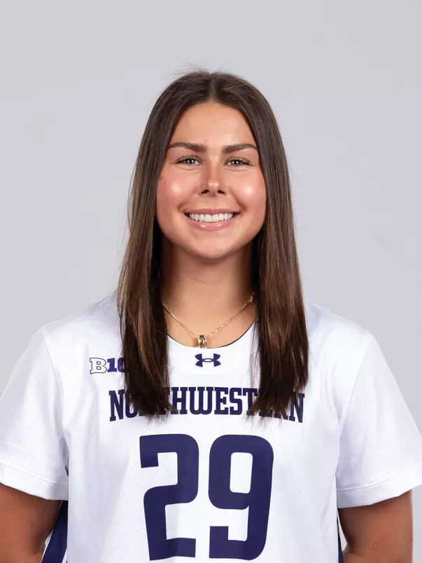 January 9, 2026, Evanston, IL: Members of the Northwestern Lacrosse team pose for photos as part of Internal Media Days at Walter Athletics Center in Evanston, IL on Friday, January 9, 2026. (Photo by Ryan Kuttler/Northwestern Athletics)