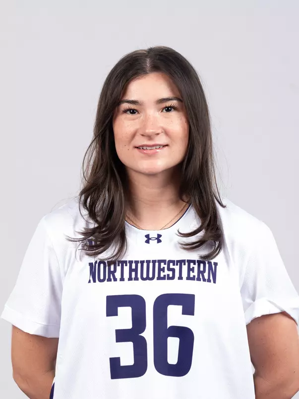 January 9, 2026, Evanston, IL: Members of the Northwestern Lacrosse team pose for photos as part of Internal Media Days at Walter Athletics Center in Evanston, IL on Friday, January 9, 2026. (Photo by Ryan Kuttler/Northwestern Athletics)