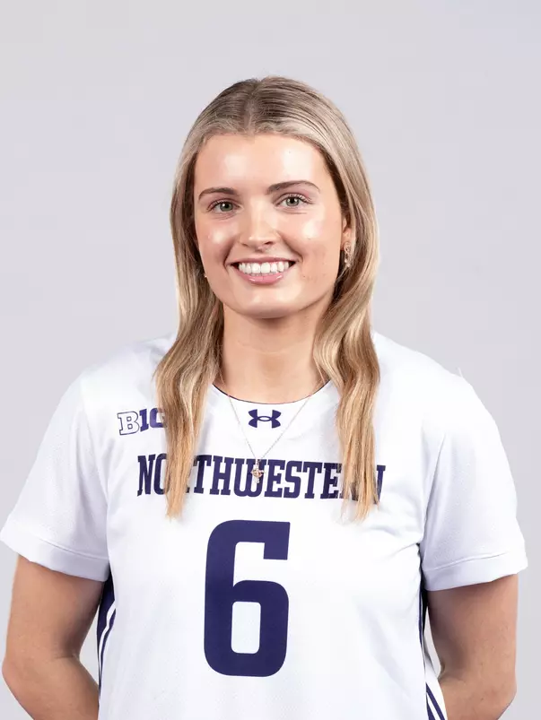 January 9, 2026, Evanston, IL: Members of the Northwestern Lacrosse team pose for photos as part of Internal Media Days at Walter Athletics Center in Evanston, IL on Friday, January 9, 2026. (Photo by Ryan Kuttler/Northwestern Athletics)