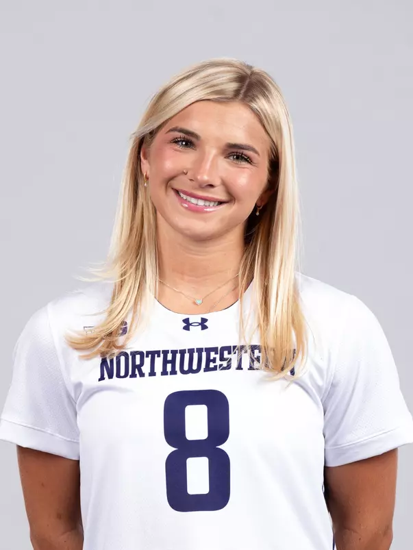 January 9, 2026, Evanston, IL: Members of the Northwestern Lacrosse team pose for photos as part of Internal Media Days at Walter Athletics Center in Evanston, IL on Friday, January 9, 2026. (Photo by Ryan Kuttler/Northwestern Athletics)