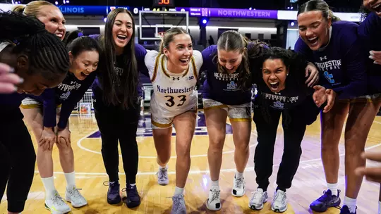 Women's Basketball Team Huddle