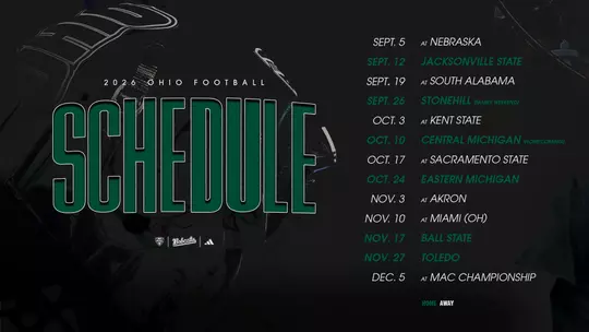 2026 Football Schedule Graphic