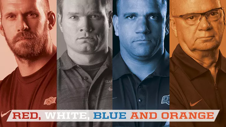 Red, White, Blue and Orange